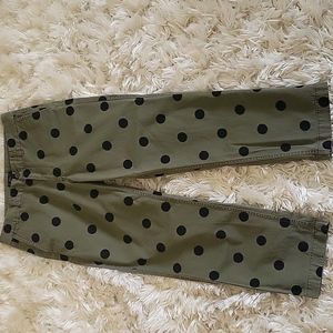 JCREW POKA DOT PANTS